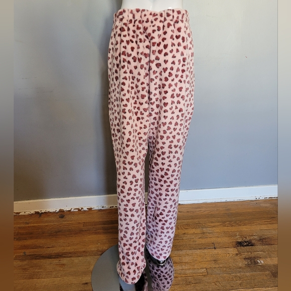 Denver Hayes Plush Jogger in Pink Hearts, BNWT, Size 2X - Picture 4 of 8
